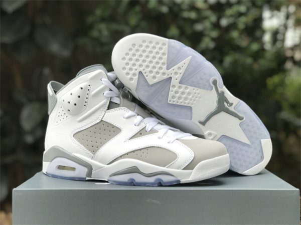 Air Jordan 6 Cool Grey Medium Grey 2023 underfoot