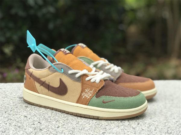 Zion Williamson x Air Jordan 1 Low OG Voodoo Fauna Brown