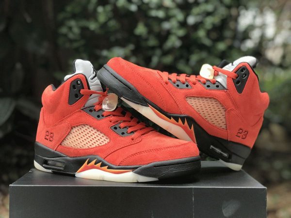 where to buy Air Jordan 5 Mars For Her Martian Sunrise Black-Fire Red