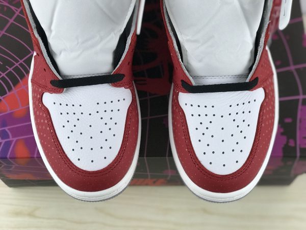 Air Jordan 1 Retro High Spider-Man Origin Story red white