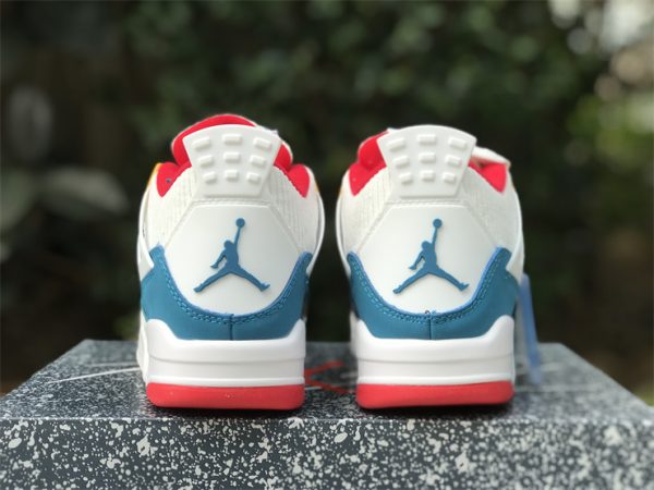 Air Jordan 4 Messy Room French Blue back heel