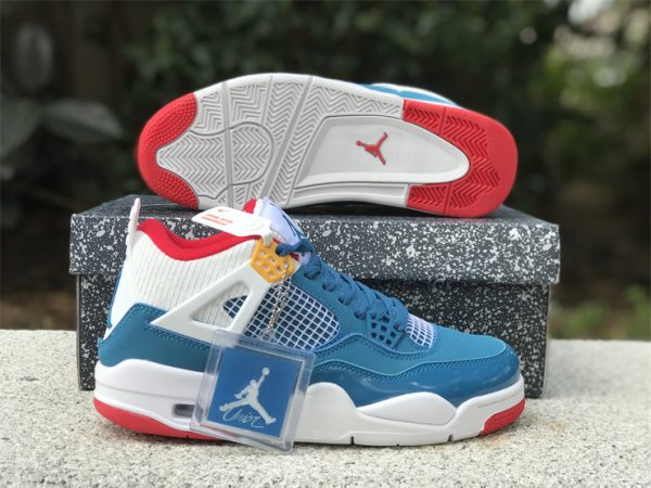 Air Jordan 4 Messy Room French Blue fire red