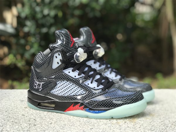 Air Jordan 5 Retro Black Clear Transformers OPS for sale