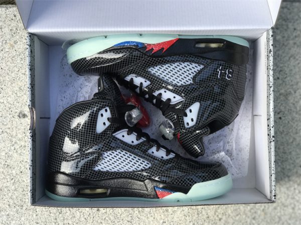 Air Jordan 5 Retro Black Clear Transformers OPS in box