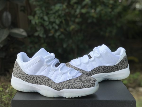 2023 Air Jordan 11 Low Cement Grey Elephant