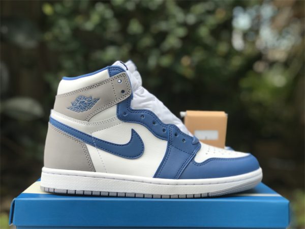 Air Jordan 1 High True Blue side