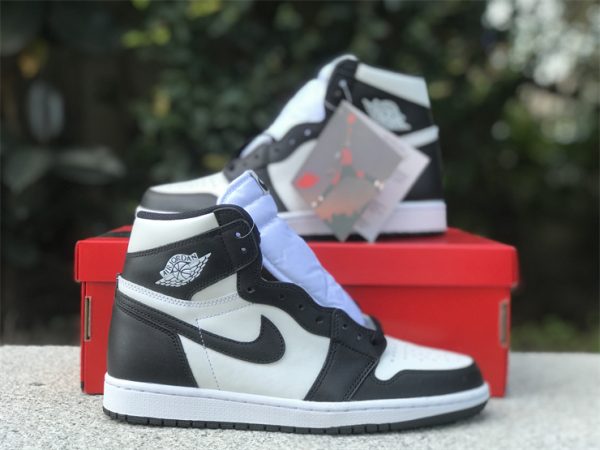 Air Jordan 1 Retro High 85 Black White 2023 swoosh