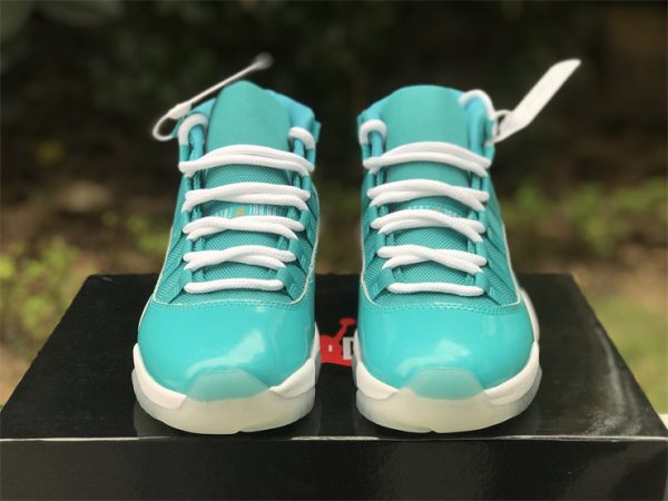 Air Jordan 11 Retro South Coast Lake Blue front look