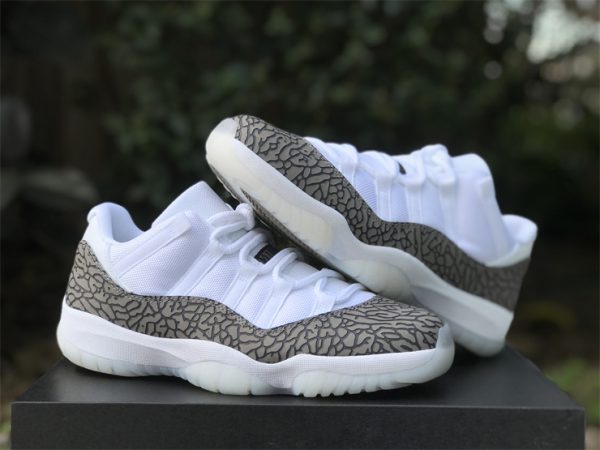 new Air Jordan 11 Low Cement Grey Elephant