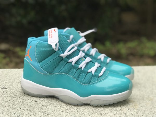 new Air Jordan 11 Retro South Coast Lake Blue green