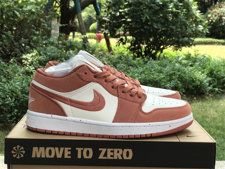 Air Jordan 1 Low SE Canvas White Peach FN3722-801