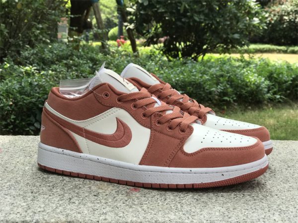 Air Jordan 1 Low SE Peach Canvas Orange Pinkish sneaker