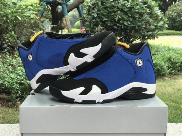 Air Jordan 14 Retro Laney blue white