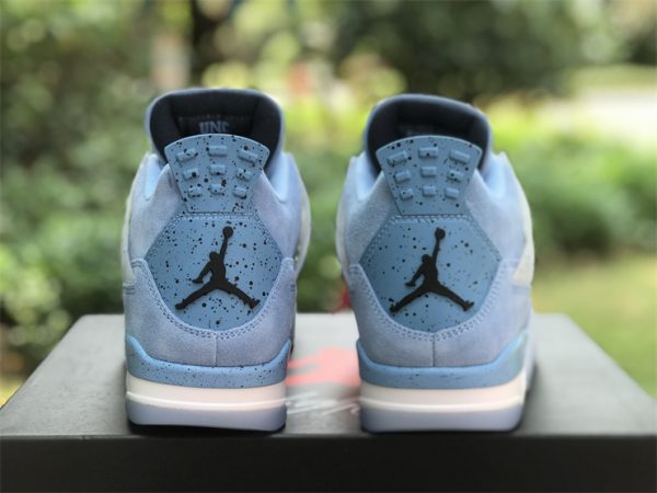 Jordan 4 Retro Mid University Blue for Sale heel