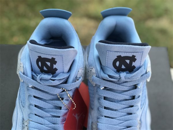 Jordan 4 Retro Mid University Blue for Sale logo