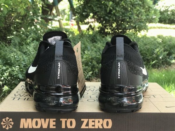 Air VaporMax 2023 Flyknit Black Sail Anthracite back