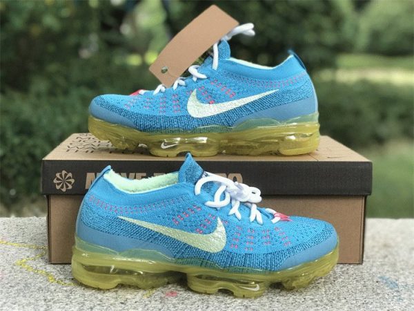 Nike Air VaporMax 2023 Flyknit Baltic Blue Citron Tint