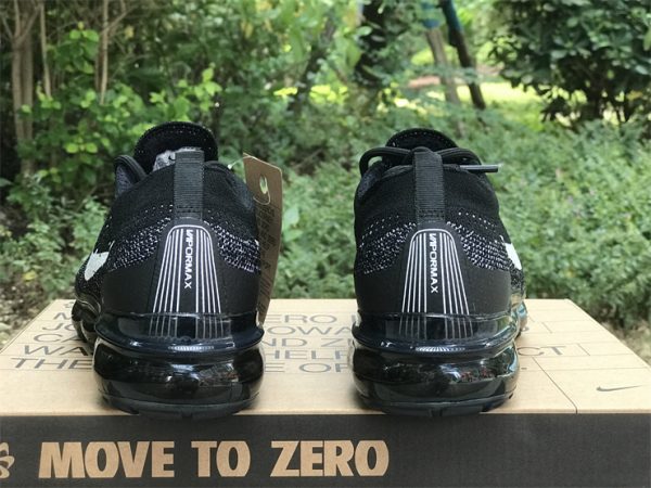 Vapormax Flyknit 2023 Oreo Black White back heel